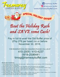 Special Holiday Save Timog