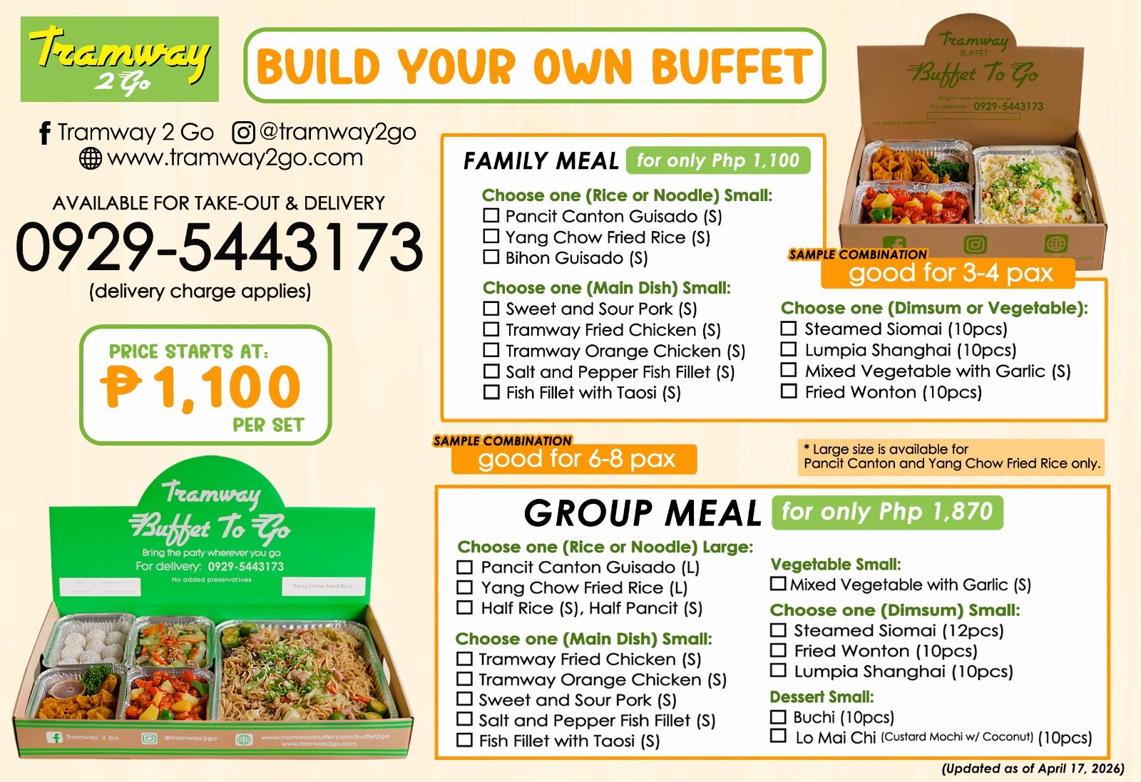 Build you own buffet